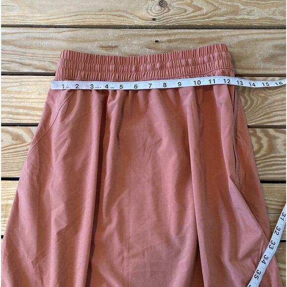 Athleta Athletic Drawstring Skirt Size 2 Women’s Coral - Picture 7 of 7
